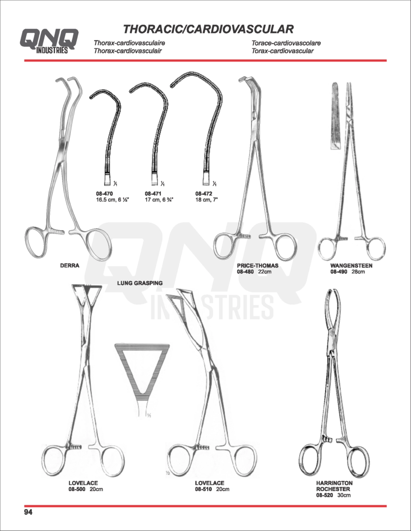 CARDIOVASCULAR & THORACIC INSTRUMENTS – QNQ Industries